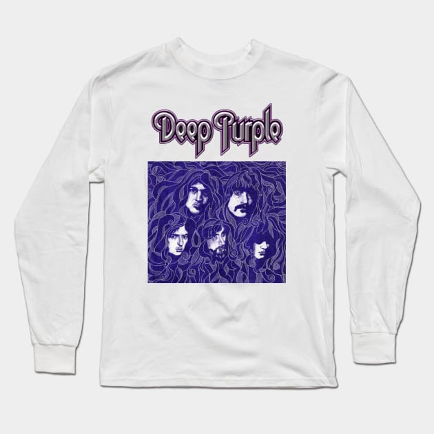 DEEP PURPLE Long Sleeve T-Shirt by Kankiku Studio